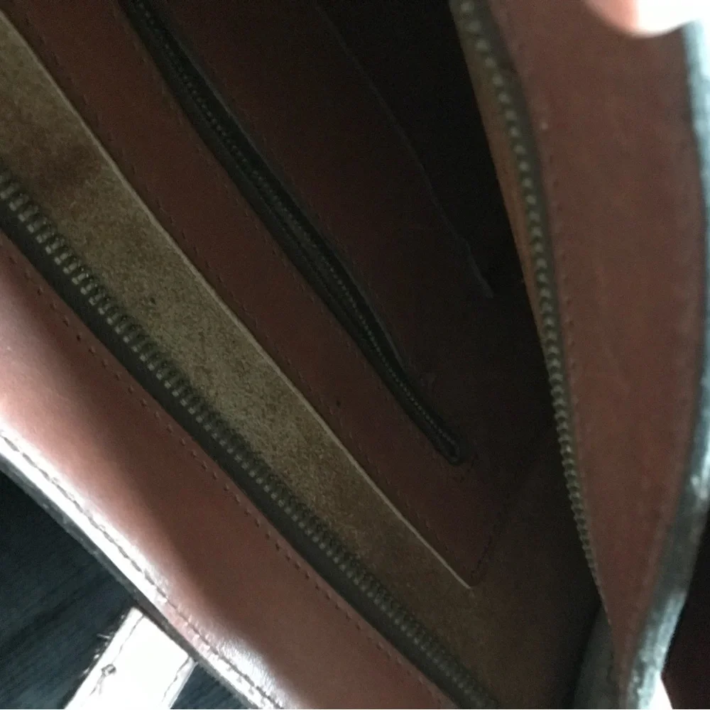 Elegant Heavy Finely Crafted Leather Laptop Bag Professional Briefcase